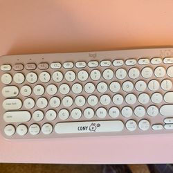 Logitech x LINE FRIENDS Keyboard + Sweet Puppy Mouse Pad