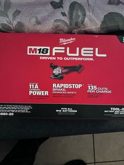 Milwaukee M18 FUEL 4-1/2"/5" Angle Grinder Tool Only