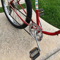 Vintage Klunker , Cranks, Chain Ring With Chaingaurd Sprocket Attachment , Fits Many Bikes And Cruises, Cranks Only Available, Located In LaHabra Ca