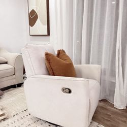 Pottery Barn Serene Recliner Manual Recliner Manual Performance Heathere Alabaster White