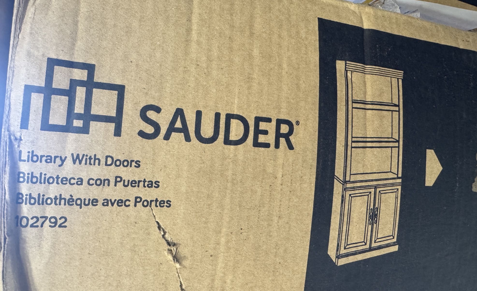 SAUDER bookshelves Cherry NEW