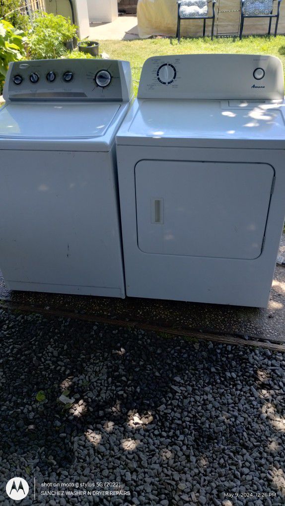 Washer And Electric Dryer For Sale 300 30 Day Warranty Delivery Available Also Do Repairs 