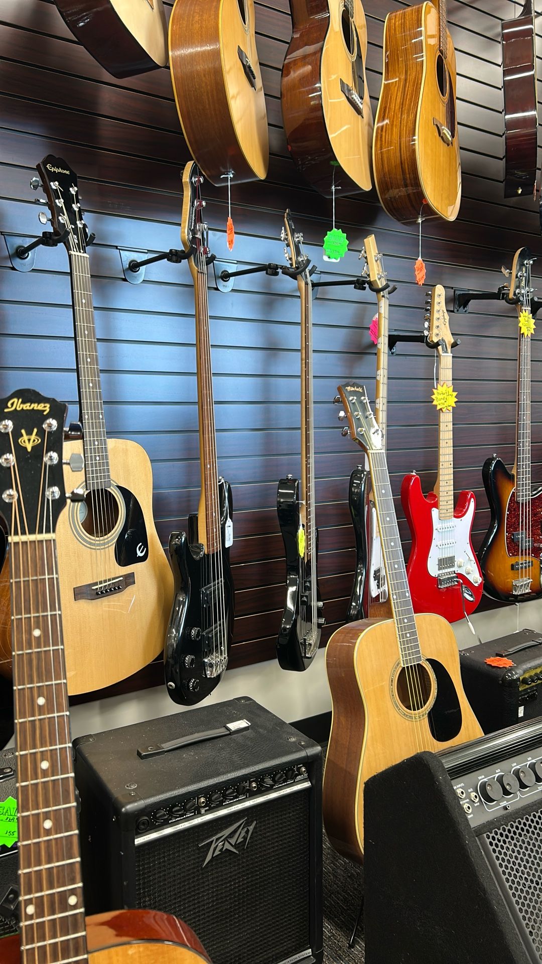 Guitars Acoustic And Bass
