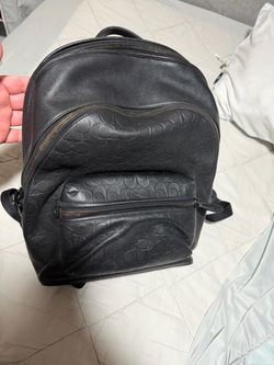 Coach Leather Backpack
