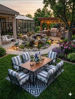 Deep seating cushions oversized aluminum patio chairs outdoor dining table set patio dining table set patio furniture brand new inside the box patio s