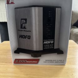 Power Acoustik Mofo 3000 Watts Class D Monoblock Amp