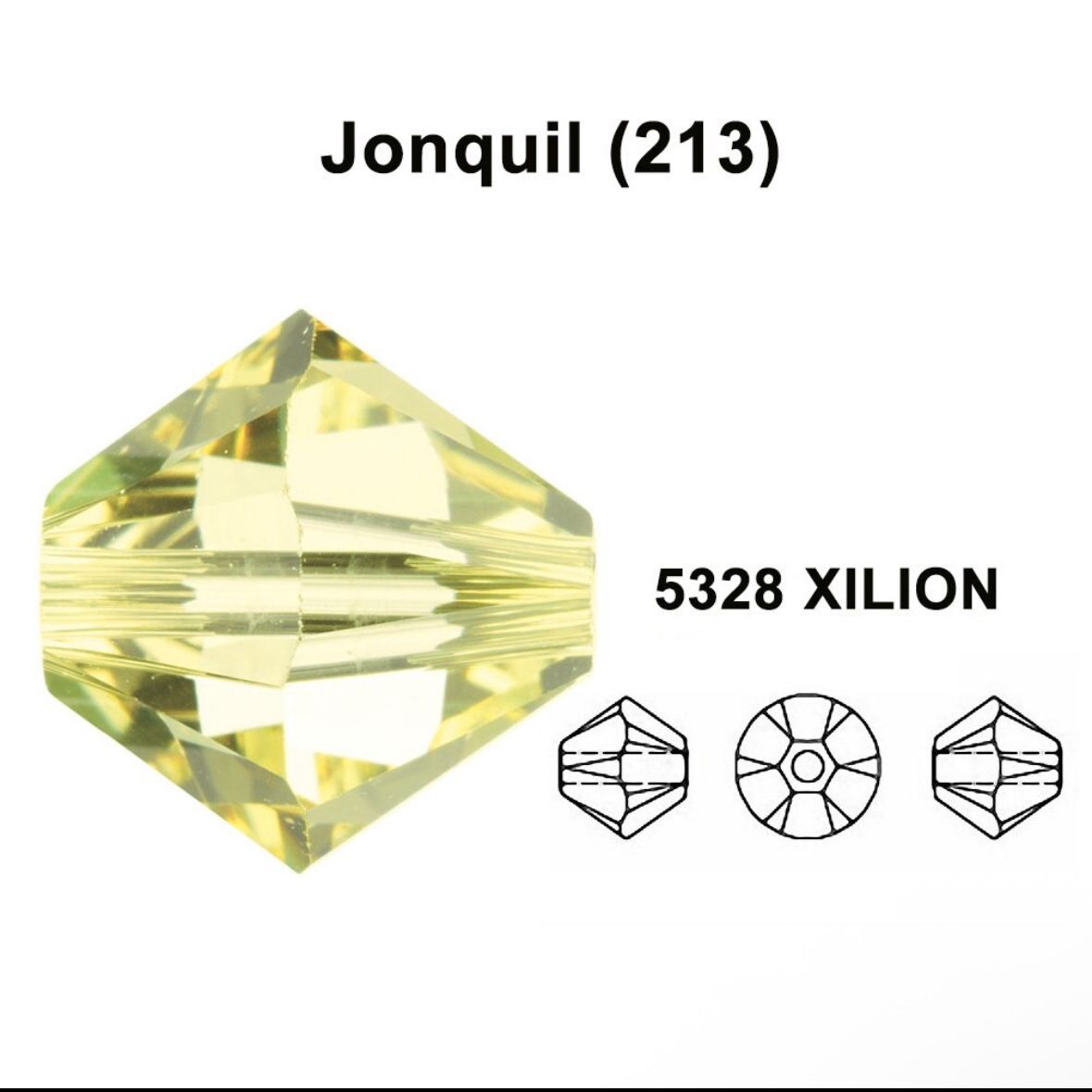 72 Swarovski 10mm Bicone 5328 beads in Jonquil