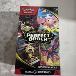 Pokemon Center Perfect Order Booster Bundle