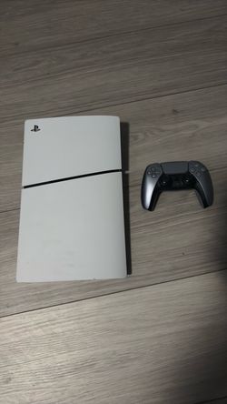 Ps5 slim with controller and cables