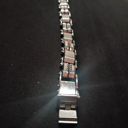 Men's Stainless Steel Bracelet - Reversible 