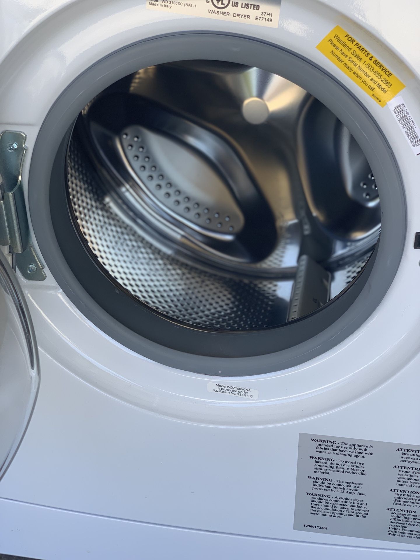 Splendide 2100XC Washer Dryer Combo White for Sale in Las Vegas, NV