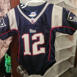 Brady Patriots Outfit 12 Months
