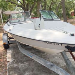 18ft Dixie Boat With 145 Hp Mercrusier Engine  