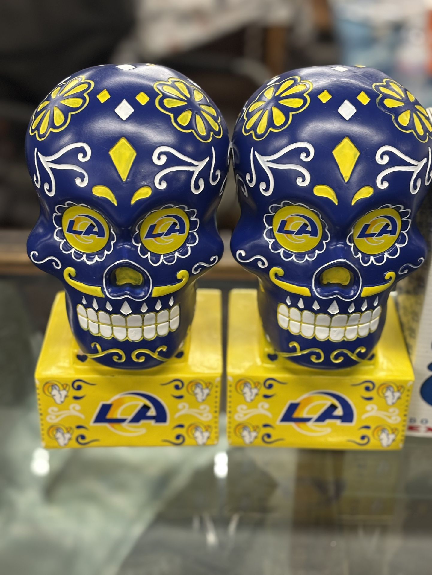 Los Angeles Rams Sugar Skull Coin Banks 