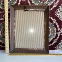Vintage Wood frame With Glass 