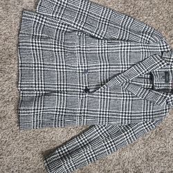 Talbots Blazer Size 8 Houndstooth