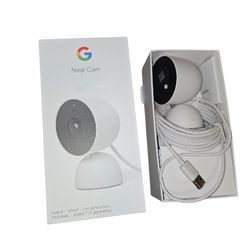 Google Nest Cam (2nd Gen) Indoor Wired Security Camera - White
