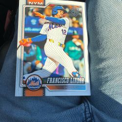 Oversized Francisco Lindor Topps 75