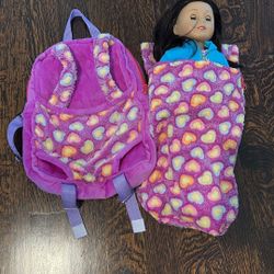 Purple Baby Doll Backpack Carrier