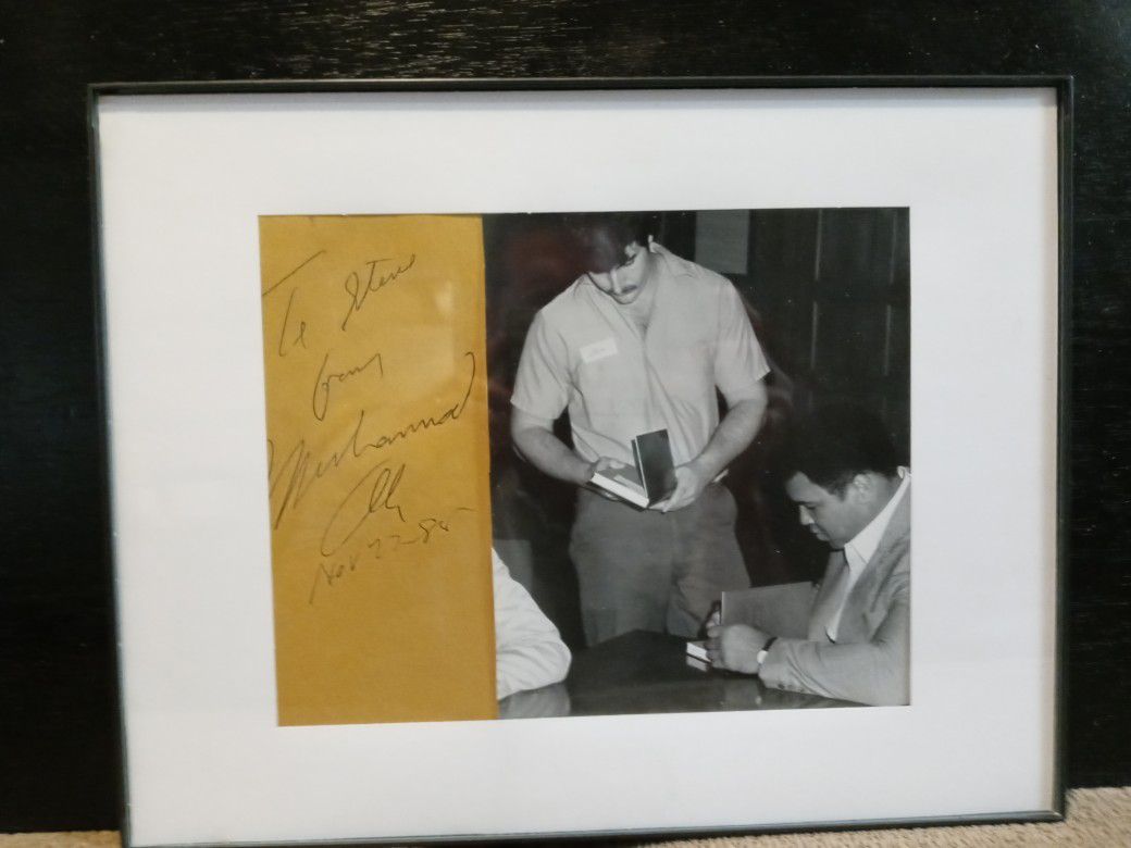 Muhammad Ali Autograph 