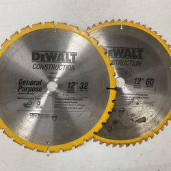 DeWalt 12” blades