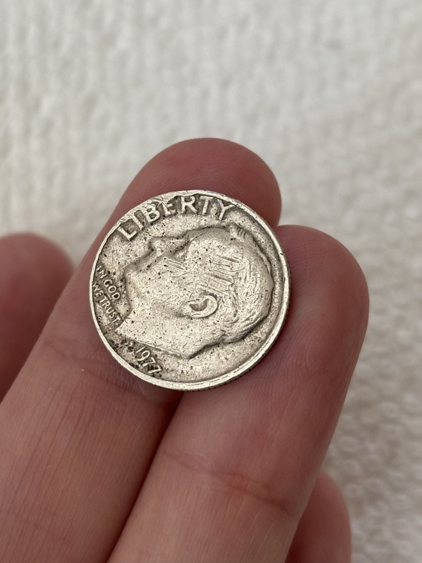 1977 Dime - Damaged
