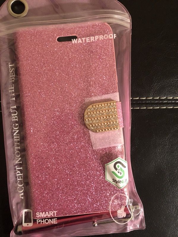 Pink Glittery IPhone 6Plus case NEW