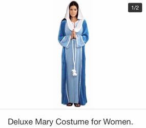 Brand New Deluxe Mary costume size large