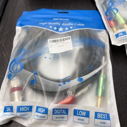 SiYear XLR 3 Pin to Double 6.35mm 1/4" TS Male Y Splitter Cable, Dual Mono (1/4 inch) 6.35mm to XLR Male Plug Stereo Microphone Cables(3.3Feet)