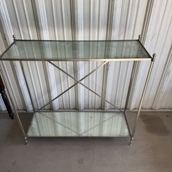 Mirrored Side Table 