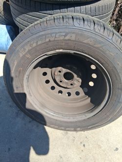 new tire with rim for 2002 to 20006 toyota camry 2.4l