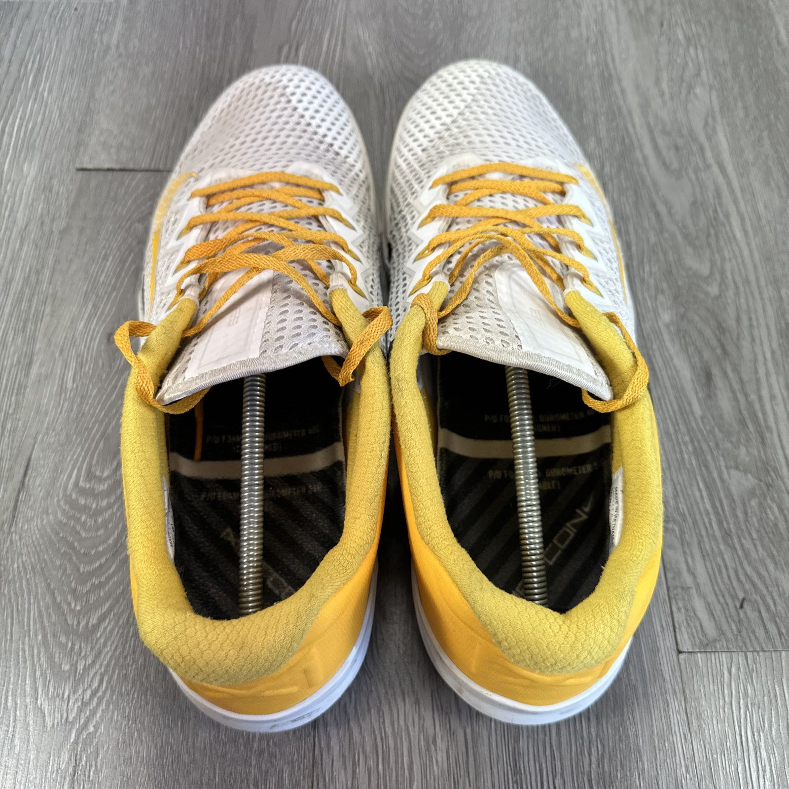 Custom Nike By You ID Metcon White Yellow DA2894 991 Mens Size 15