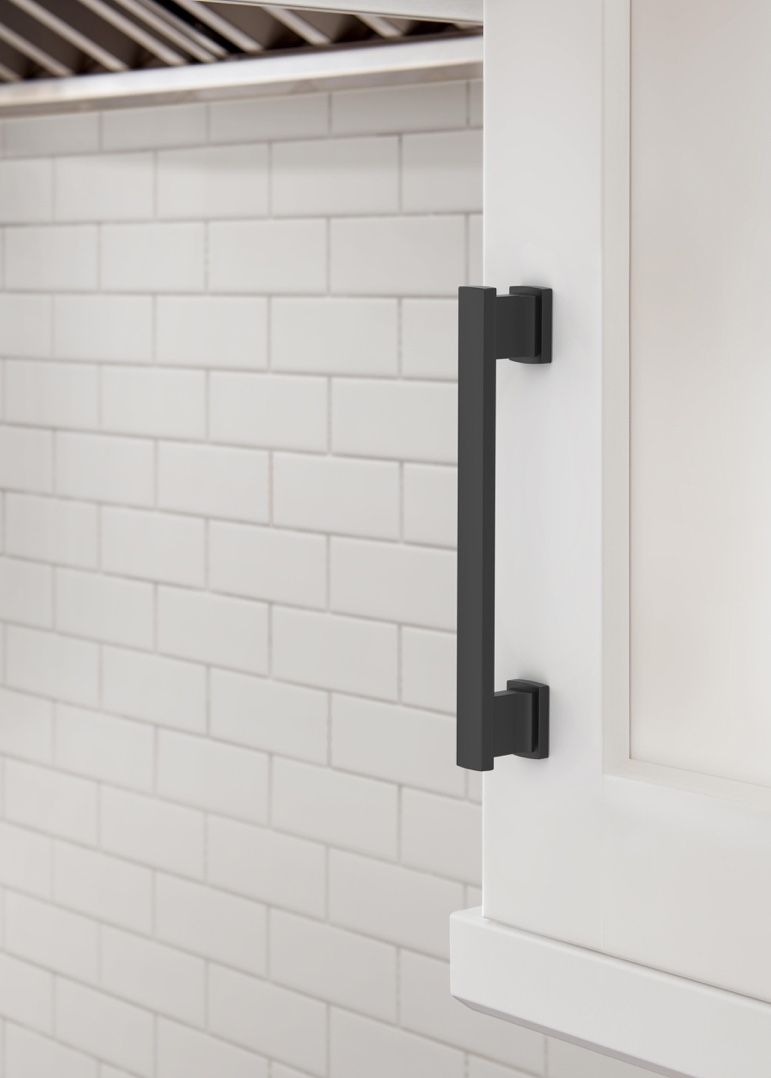 10 Pack Cabinet Pulls Matte Black 5” Bathroom Handles For Kitchen Cabinets And Drawer Pulls