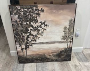 Large Framed Canvas Art