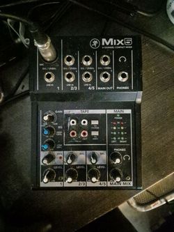 Mackie mix 5 channel compact mixer