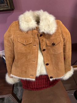 Woman’s leather jacket.