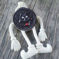 Vintage Oreo Toy Cookie Anthro Man Bendable Figures Nabisco Promo