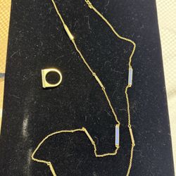 Kate Spade Necklace and Ring