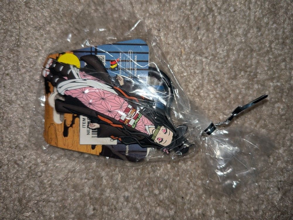 Demon Slayer Rubber Keychain Nezuko 