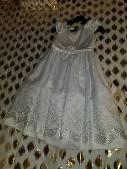 White Dress for 9 to 12 years old girls