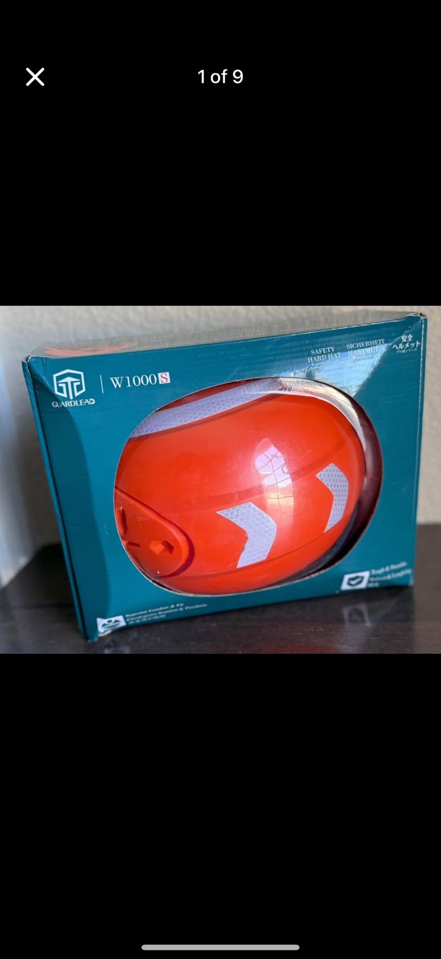 Safety Helmet Hard Hat with Visor & Chin Strap OSHA Approved 