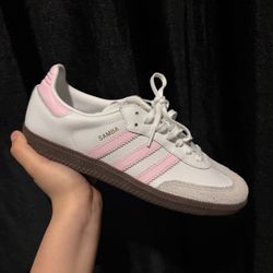 Pink Sambas Adidas Shoes 