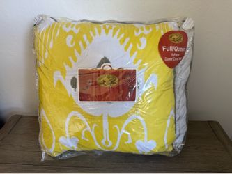 Band new 5pc cotton Queen size duvet set