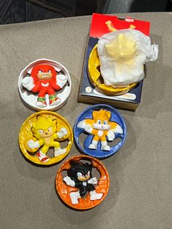 SEGA Sonic the Hedgehog Set of 5 Figures McDonald's 2022