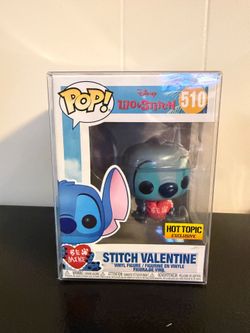 Funko Pop! Vinyl Lilo & Stitch Stitch Valentine #510 Hot Topic Exclusive Figure