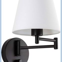 Modern Swing Arm Wall Mount Light Plug in,