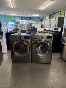 LG washer and dryer