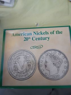 American nickels of the 20th century COIN SET