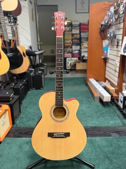 🎸 Glarry Acoustic Guitar + Gig Bag – $89.99!