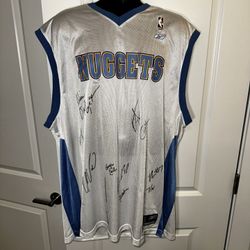 NBA Denver Nuggets Team Autographed Jersey NEW with TAGS Signed XXL 2XL